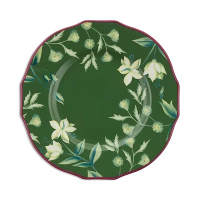 Ginori 1735 Duchessa Flat Bread Plate In Green