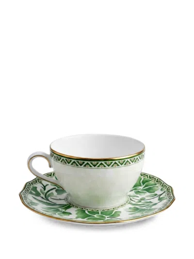 Ginori 1735 Duchessa Floral-print Tea Cup In White