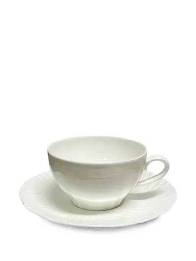 Ginori 1735 Duchessa Teacup And Saucer In White