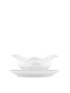 Ginori 1735 Embossed Handled Gravy Boat (14.2cm) In White