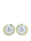 Ginori 1735 Fish-motif Porcelain Plates (set Of Two) In Multi