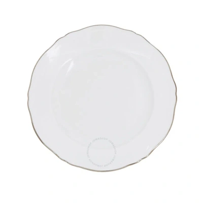 Ginori 1735 Flat Bread Plate Corona Platino In N/a