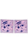 Ginori 1735 Floral-print Placemats (set Of Two) In Pink