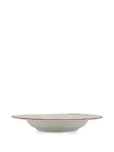 Ginori 1735 Florenza Duchessa Floral-print Soup Plate In White