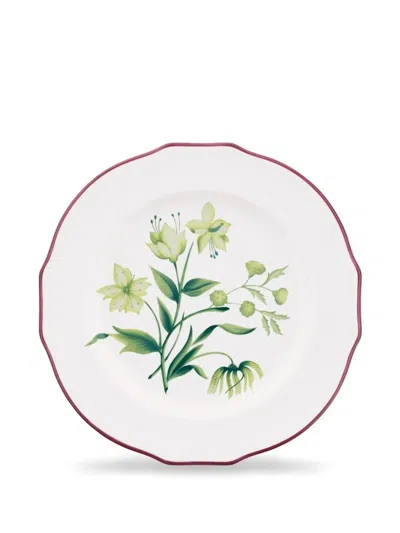 Ginori 1735 Florenza Floral-print Plate In White