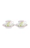 Ginori 1735 - Florenza Impero Coffe Set - Print In White