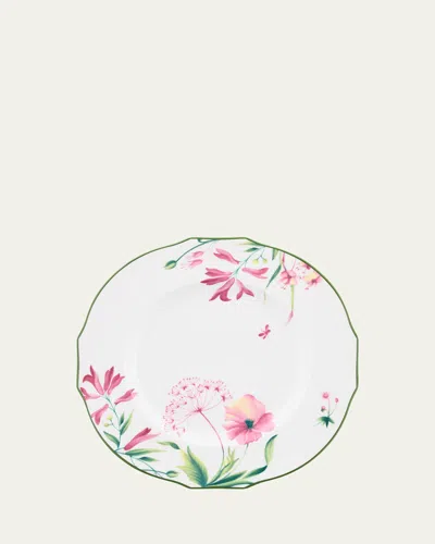 Ginori 1735 Florenza Malva Dinner Plate In White