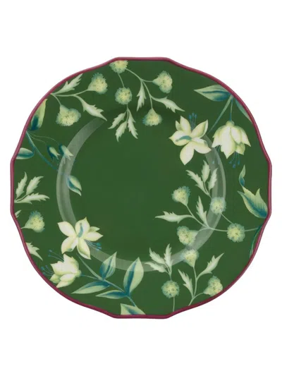 Ginori 1735 Florenza Porcelain Dessert Plate In Green