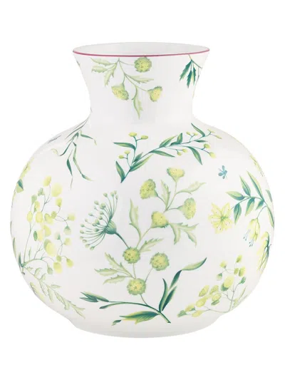 Ginori 1735 Florenza Porcelain Spherical Vase In White
