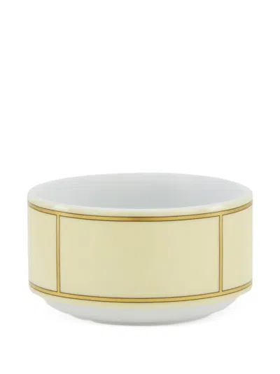 Ginori 1735 Geometric-pattern Bowl In Neutral