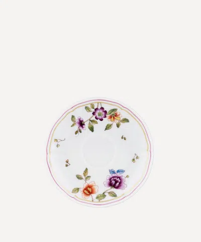 Ginori 1735 Granduca Coreana Coffee Saucer In Multi