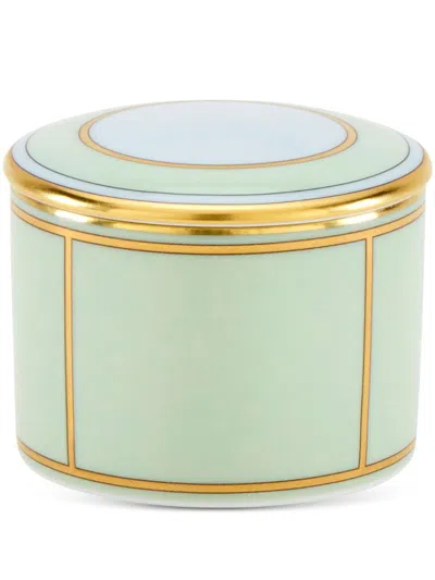 GINORI 1735 GREEN DIVA PORCELAIN BOX