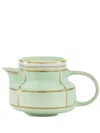 Ginori 1735 Colonna Diva Teapot With Cover In Green