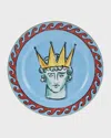 Ginori 1735 Ii Viaggio Di Nettuno Blue Dinner Plate In Blue
