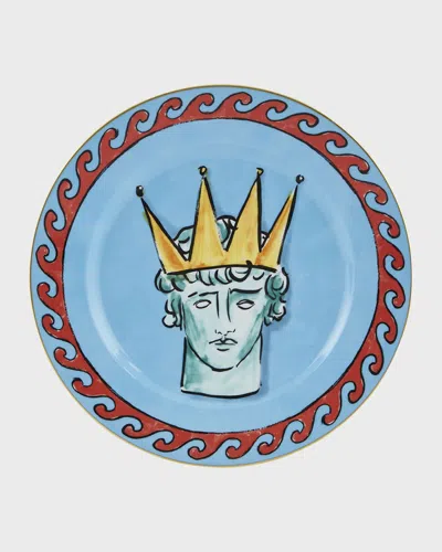Ginori 1735 Ii Viaggio Di Nettuno Blue Dinner Plate