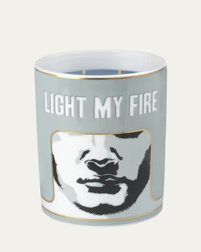 Ginori 1735 Il Favorito Musk Road Candle In Blue