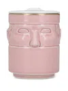 Ginori 1735 Il Seguace Flamingo Porcelain Candle Holder In Pink