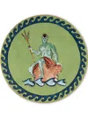 Ginori 1735 Il Viaggio Di Nettuno Charger Plate (33cm) In Green