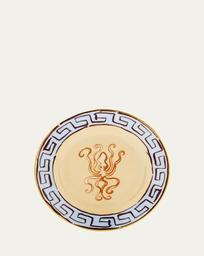 Ginori 1735 Il Viaggio Di Nettuno Flat Bread Plate In Multi