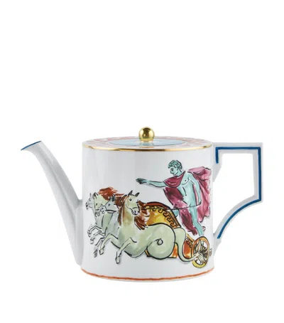Ginori 1735 Il Viaggio Di Nettuno Teapot In White