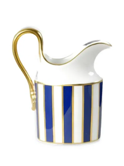 Ginori 1735 Impero Amadeus Striped Jug In Animal Print