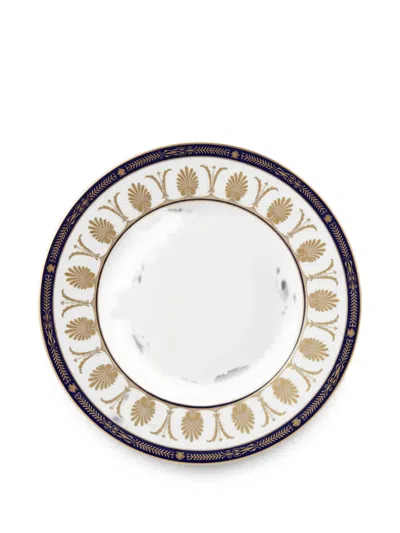 Ginori 1735 Impero Cleopatra Dinner Plates Set (set Of Six) In White