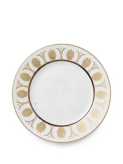 Ginori 1735 Impero Cleopatra Plates Set (set Of Six) In White