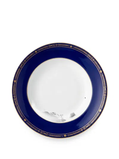 Ginori 1735 Impero Cleopatra Soup Plates Set (set Of Six) In White