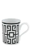 Ginori 1735 'impero Labirinto' Cup 400 Cc In Black