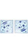 Ginori 1735 Iris Placemats (set Of Two) In Blue