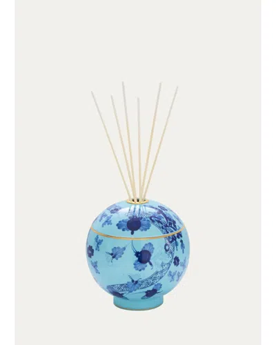 Ginori 1735 Iris Printed Porcelain Diffuser In Blue