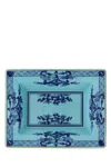 Ginori 1735 Iris Rectangular Vide Poche In Blue