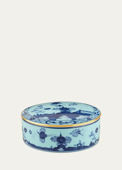 Ginori 1735 Iris Round Covered Box