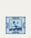 Ginori 1735 Iris Square Tray In Orienteit Iris