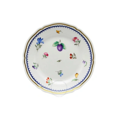 Ginori 1735 Italian Fruit Flat Bread Plate In Gold