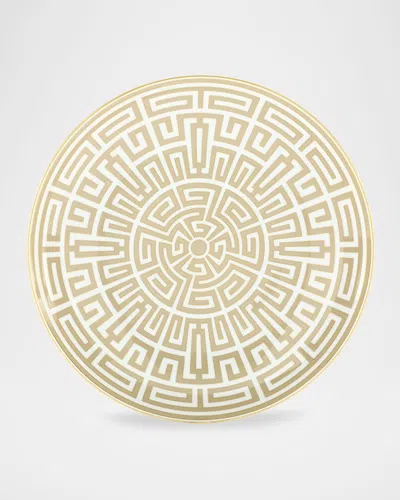 Ginori 1735 Labirinto Cachemire Charger Plate, Venezia Shape In Gold