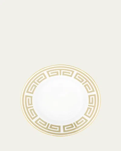 Ginori 1735 Labirinto Cachemire Soup Plate In Gold