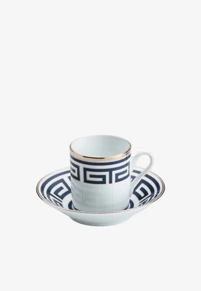 Ginori 1735 Labirinto Coffee Cup And Saucer In Multi