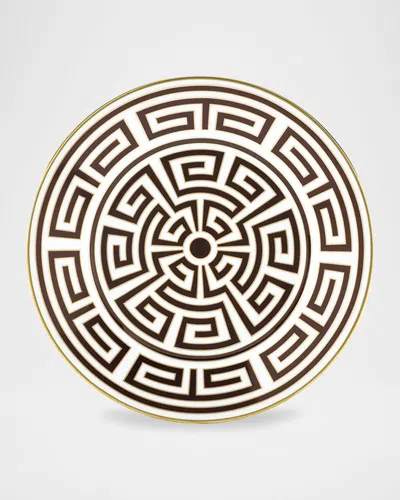 Ginori 1735 Labirinto Ebano Flat Bread Plate In Multi