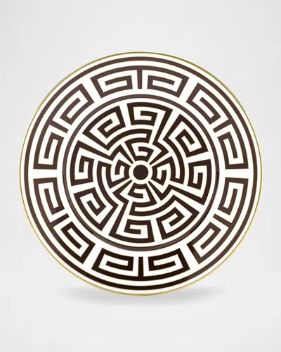 Ginori 1735 Labirinto Ebano Flat Dessert Plate In Multi