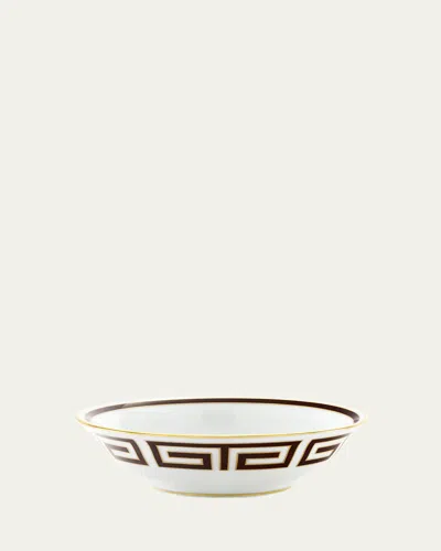 Ginori 1735 Labirinto Ebano Fruit Bowl In Brown