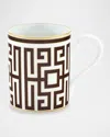 Ginori 1735 Labirinto Ebano Mug, 12.8 Oz.