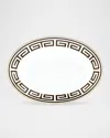 Ginori 1735 Labirinto Ebano Oval Flat Platter In Multi