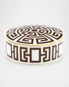 Ginori 1735 Labirinto Ebano Round Trinket Box