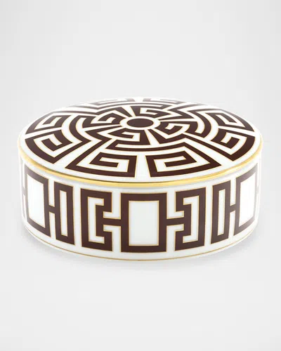Ginori 1735 Labirinto Ebano Round Trinket Box