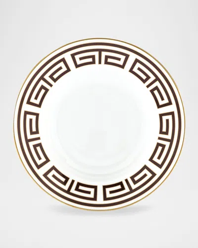 Ginori 1735 Labirinto Ebano Soup Plate In White