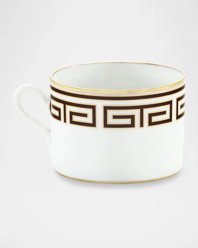 Ginori 1735 Labirinto Ebano Tea Cup, 7.75 Oz. In Brown