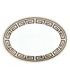 Ginori 1735 Labirinto Oval Flat Platter In White