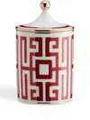 Ginori 1735 Labirinto Scented Candle (300g) In Red