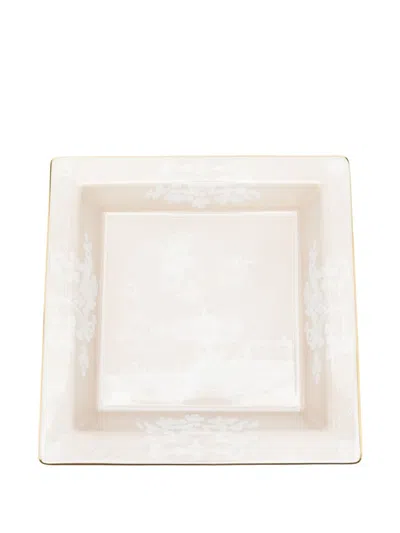 Ginori 1735 Large Change Tray (24,5cm X 24,5cm) In Neutrals